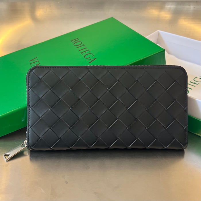 BOTTEGA VENETA イントレチャート ロングウォレット メンズ 19×10×2cm