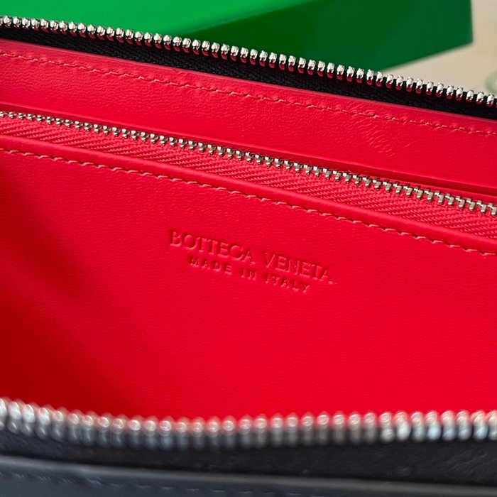 BOTTEGA VENETA イントレチャート ロングウォレット メンズ 19×10×2cm
