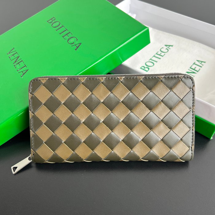 BOTTEGA VENETA イントレチャート ロングウォレット メンズ 19×10×2cm BOTTEGA VENETA イントレチャート ロングウォレット メンズ 19×10×2cm