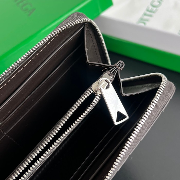 BOTTEGA VENETA イントレチャート ロングウォレット メンズ 19×10×2cm