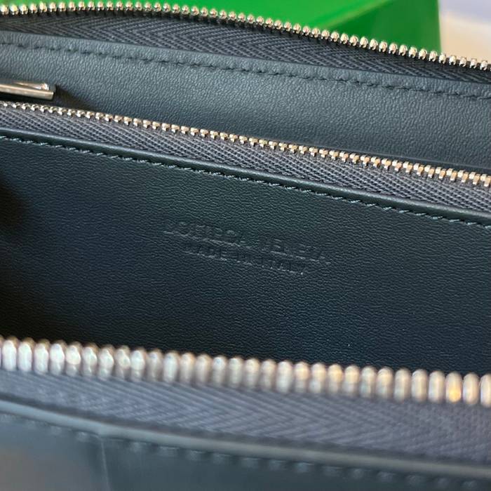 BOTTEGA VENETA イントレチャート ロングウォレット メンズ 19×11.4×2cm