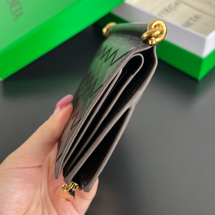 BOTTEGA VENETA ソルスティス 二つ折り財布 スモール レディース 11.5×10×1cm