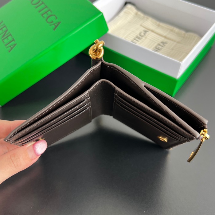 BOTTEGA VENETA ソルスティス 二つ折り財布 スモール レディース 11.5×10×1cm