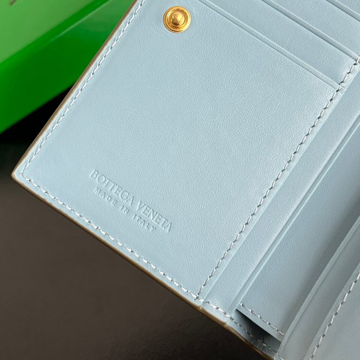 BOTTEGA VENETA イントレチャート 二つ折り財布 ユニセックス 14.5×9.5cm
