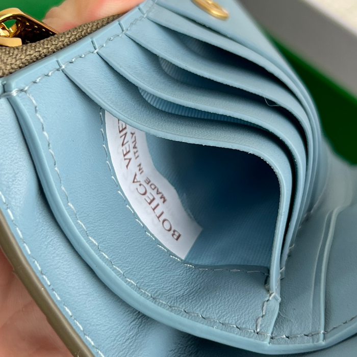 BOTTEGA VENETA イントレチャート 二つ折り財布 ユニセックス 14.5×9.5cm