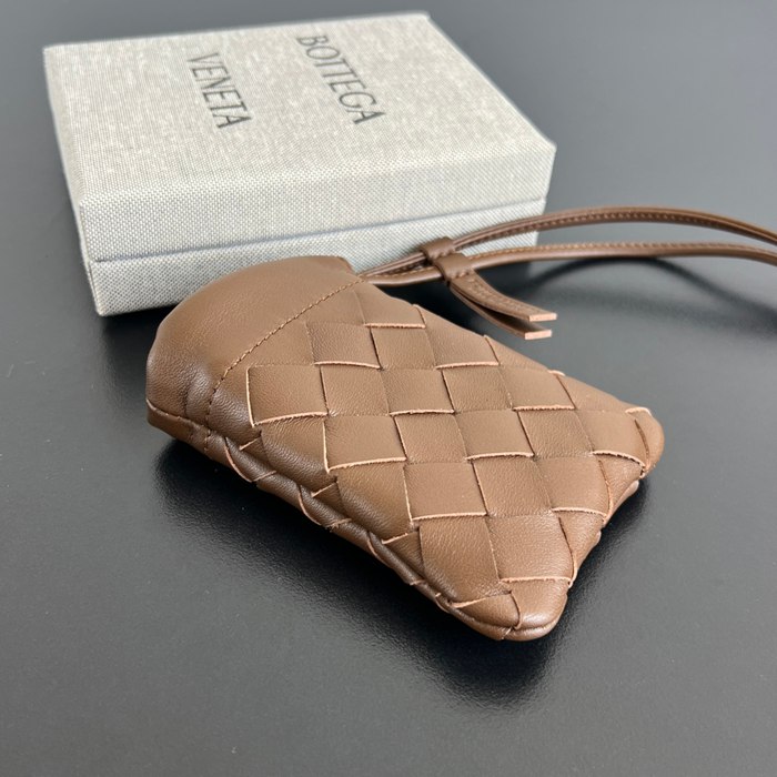 BOTTEGA VENETA ラムスキン カードケース チャーム レディース 11×8.5cm