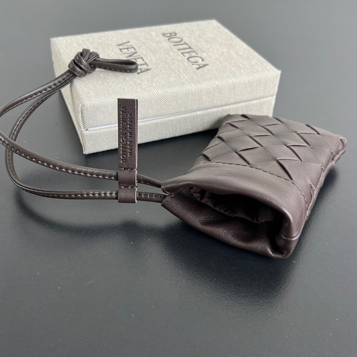 BOTTEGA VENETA ラムスキン カードケース チャーム レディース 11×8.5cm