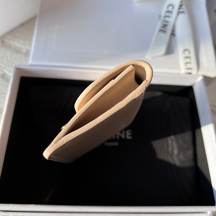 CELINE トリオンフ カードケース カーフレザー レディース 10.5×7×1cm