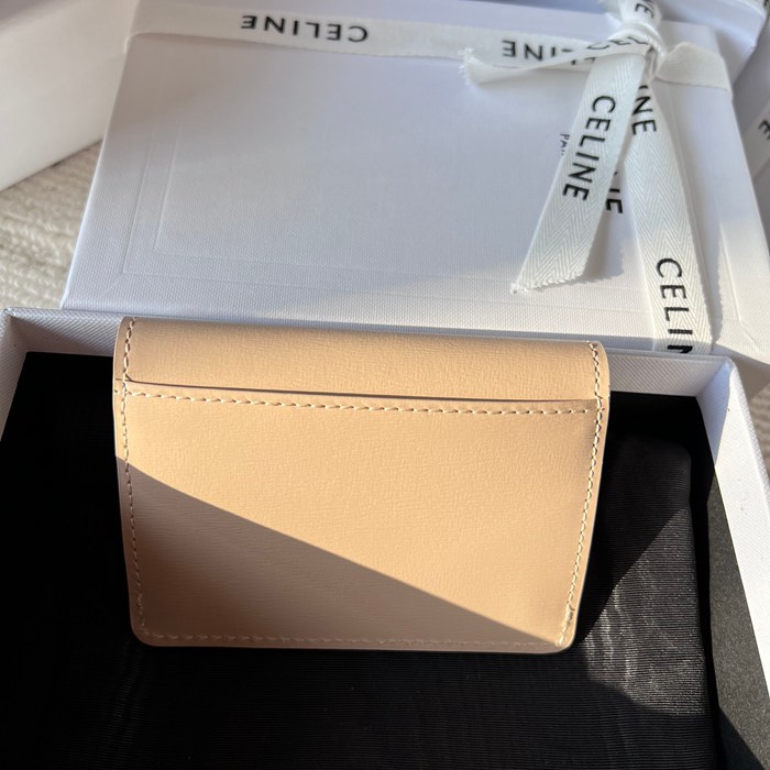 CELINE トリオンフ カードケース カーフレザー レディース 10.5×7×1cm