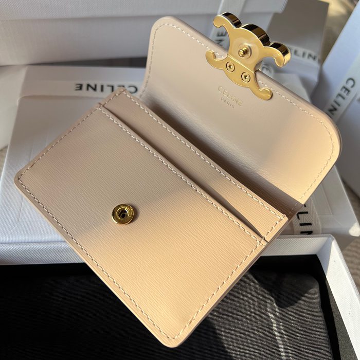 CELINE トリオンフ カードケース カーフレザー レディース 10.5×7×1cm
