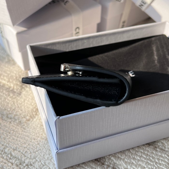 CELINE トリオンフ カードケース カーフレザー レディース 10.5×7×1cm