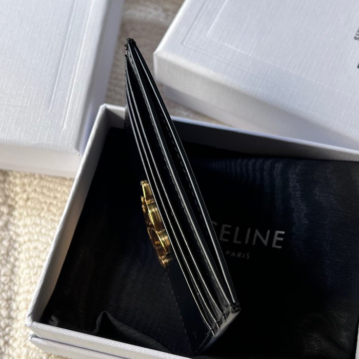 CELINE トリオンフ カードケース カーフレザー レディース 11×8cm