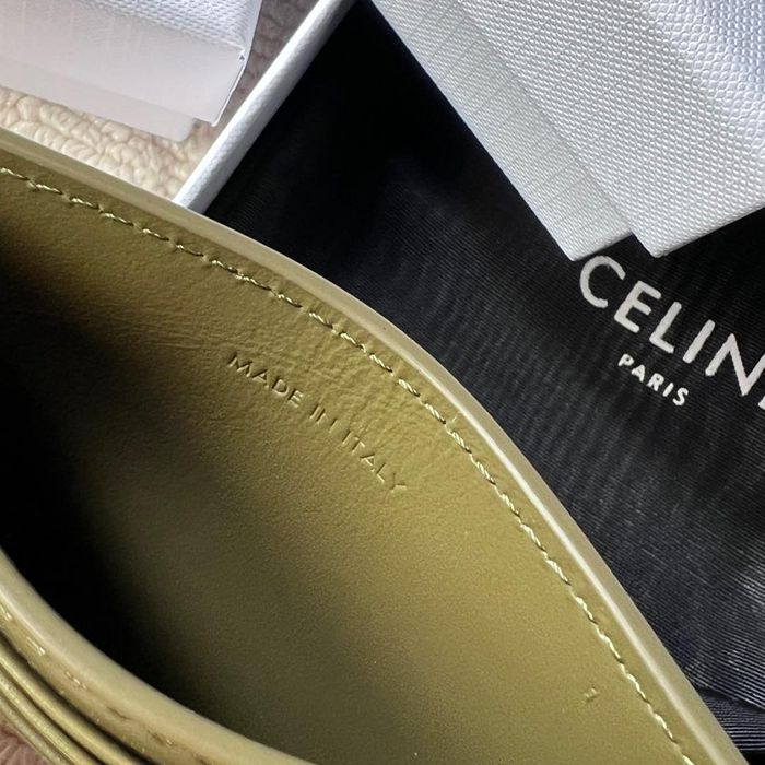 CELINE トリオンフ カードケース カーフレザー レディース 11×8cm