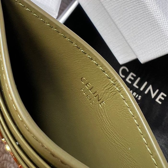CELINE トリオンフ カードケース カーフレザー レディース 11×8cm