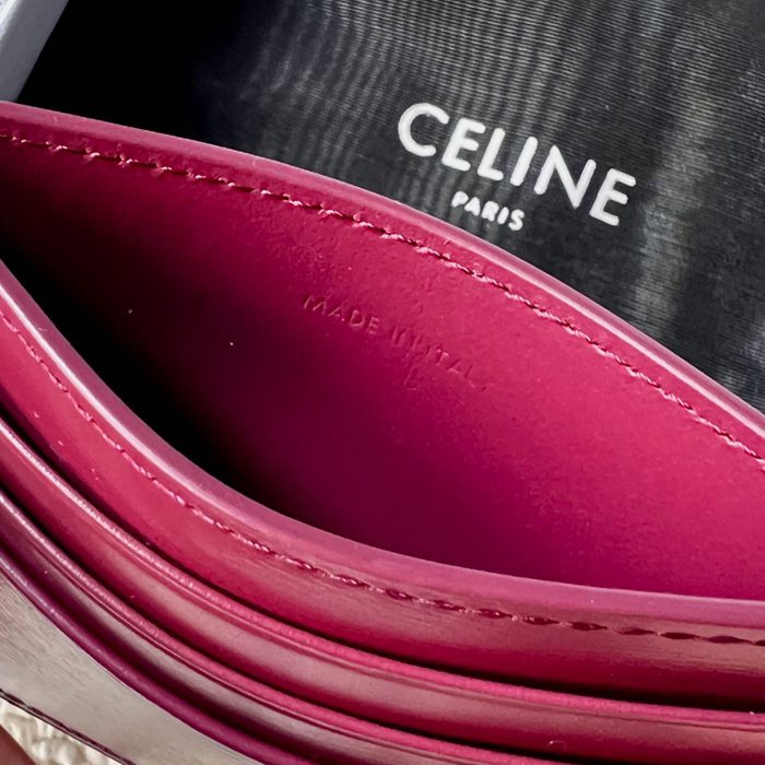 CELINE トリオンフ カードケース カーフレザー レディース 11×8cm