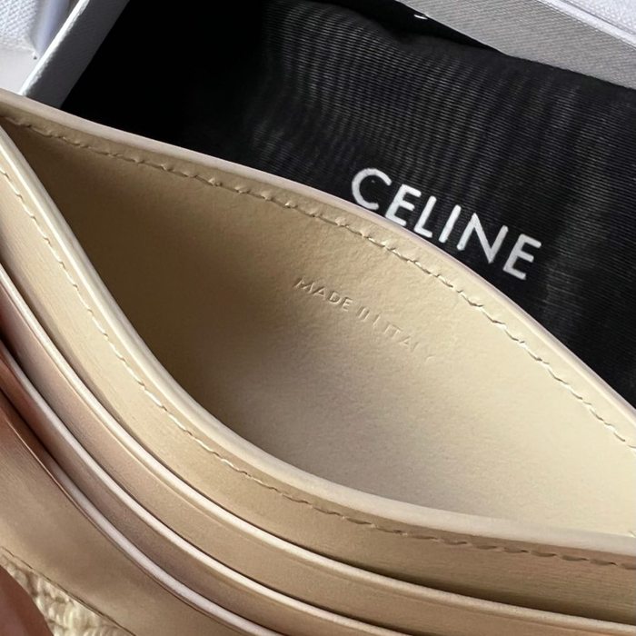 CELINE トリオンフ カードケース カーフレザー レディース 11×8cm