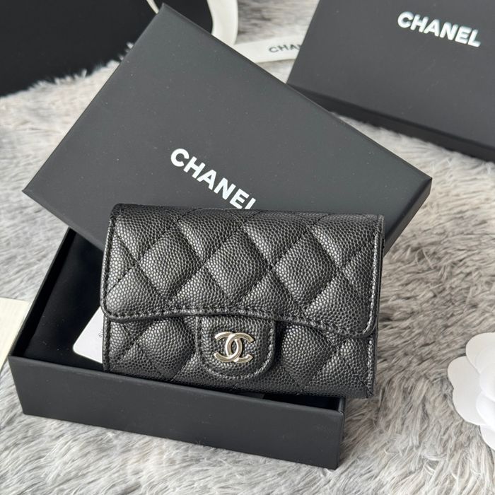 CHANEL CF カードケース カーフレザー レディース 11×8.5×3cm
