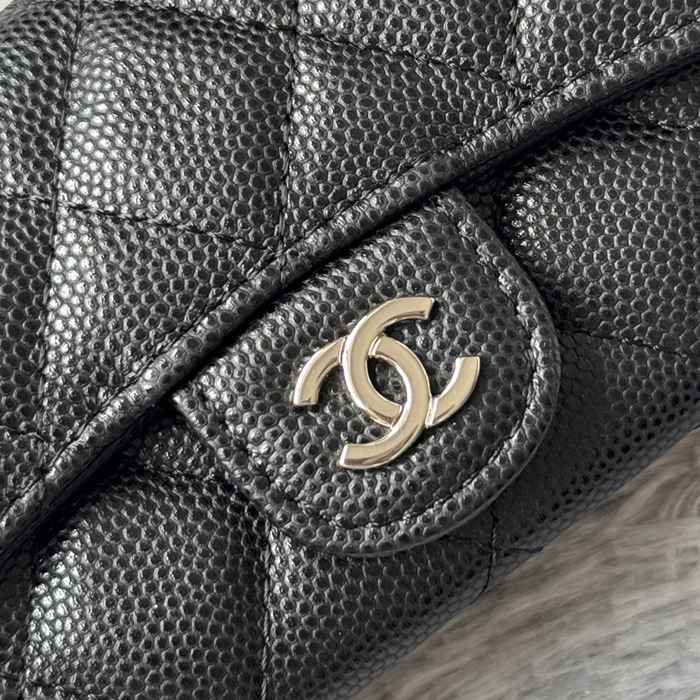 CHANEL CF カードケース カーフレザー レディース 11×8.5×3cm