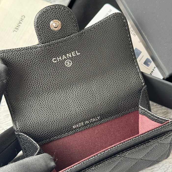 CHANEL CF カードケース カーフレザー レディース 11×8.5×3cm
