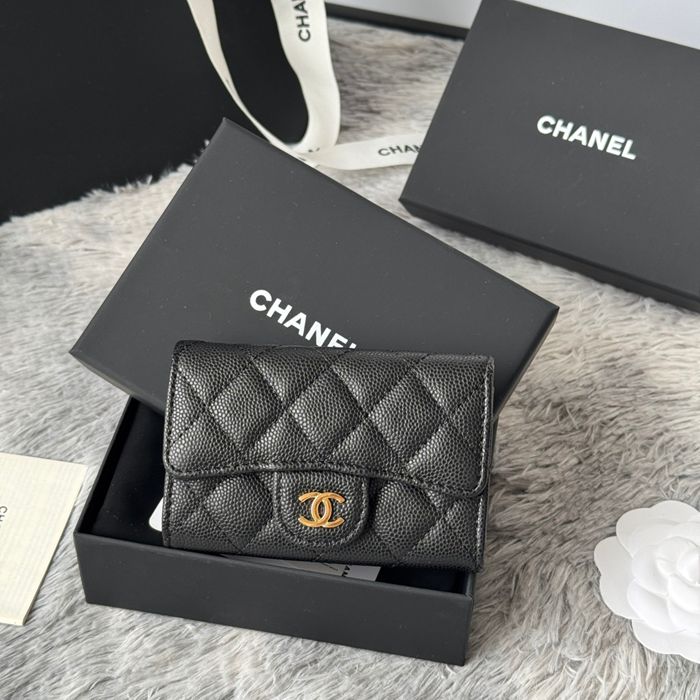 CHANEL CF カードケース カーフレザー レディース 11×8.5×3cm