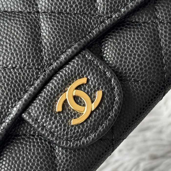 CHANEL CF カードケース カーフレザー レディース 11×8.5×3cm