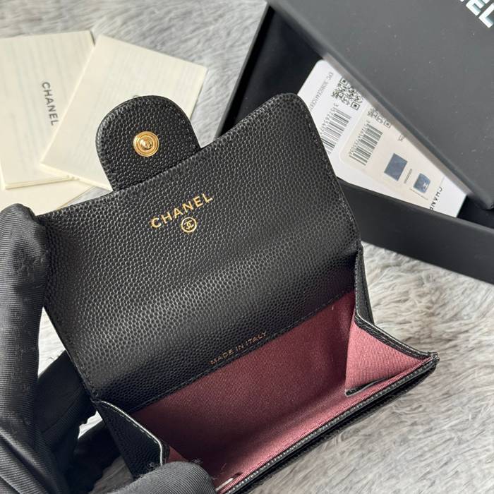 CHANEL CF カードケース カーフレザー レディース 11×8.5×3cm