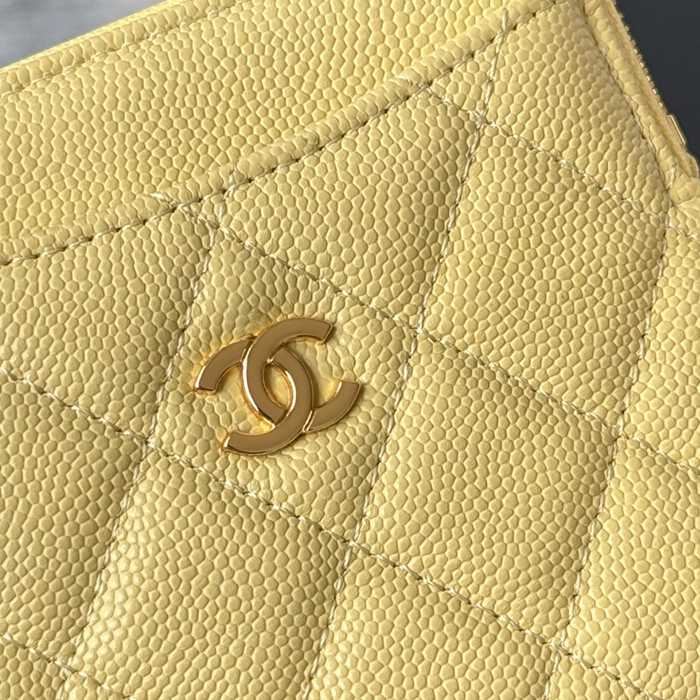 CHANEL コインパース カーフレザー レディース 11×9.5×1.5cm