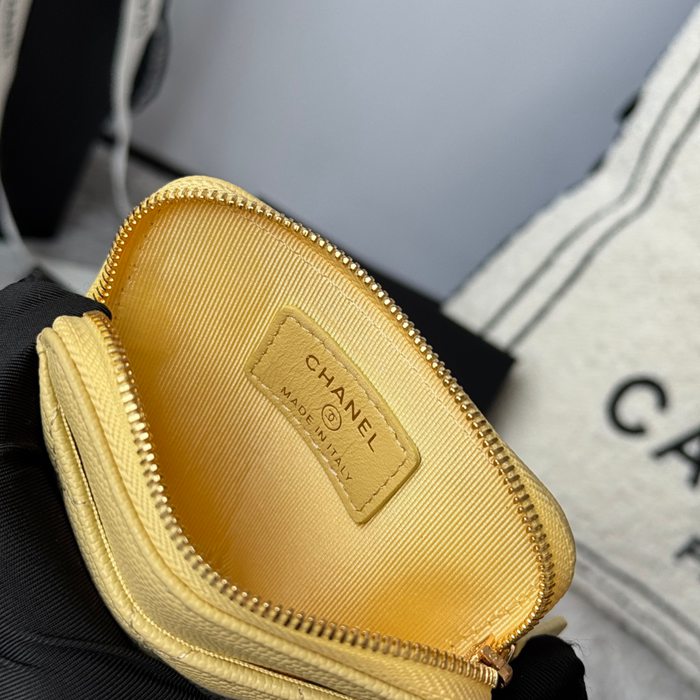 CHANEL コインパース カーフレザー レディース 11×9.5×1.5cm
