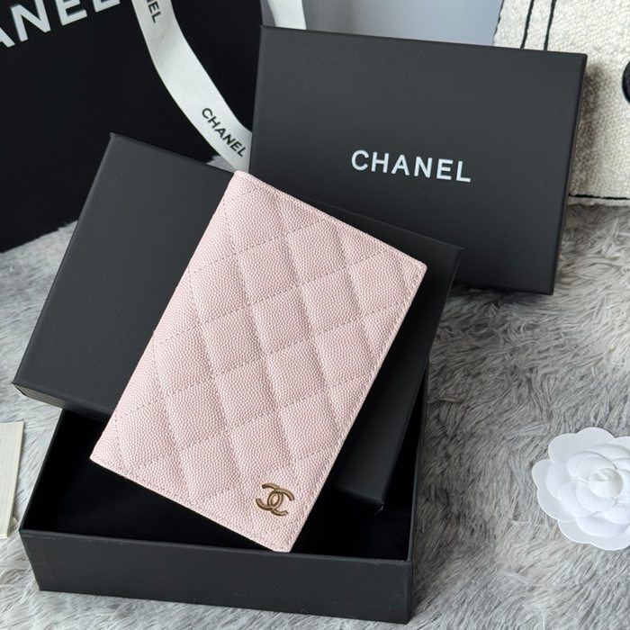 CHANEL パスポートケース カーフレザー ユニセックス 14.5×10.5×2cm