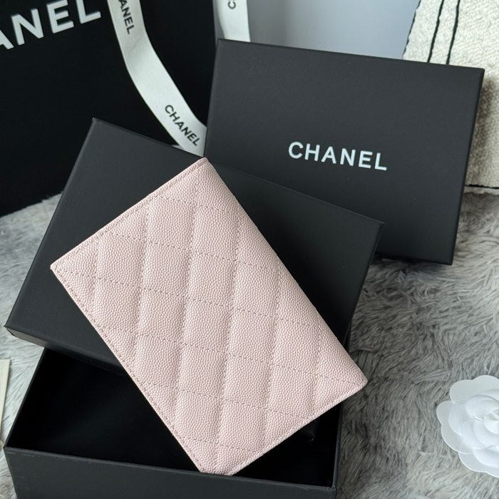 CHANEL パスポートケース カーフレザー ユニセックス 14.5×10.5×2cm