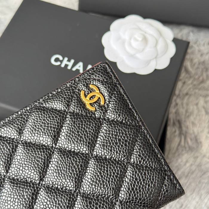 CHANEL パスポートケース カーフレザー ユニセックス 14.5×10.5×2cm