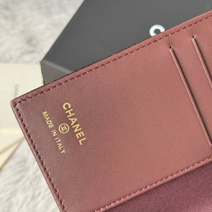 CHANEL パスポートケース カーフレザー ユニセックス 14.5×10.5×2cm