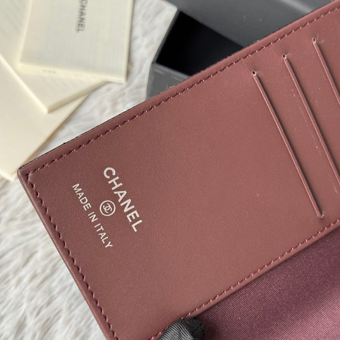 CHANEL パスポートケース カーフレザー ユニセックス 14.5×10.5×2cm