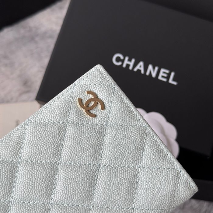 CHANEL パスポートケース カーフレザー ユニセックス 14.5×10.5×2cm