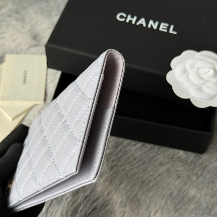 CHANEL パスポートケース カーフレザー ユニセックス 14.5×10.5×2cm
