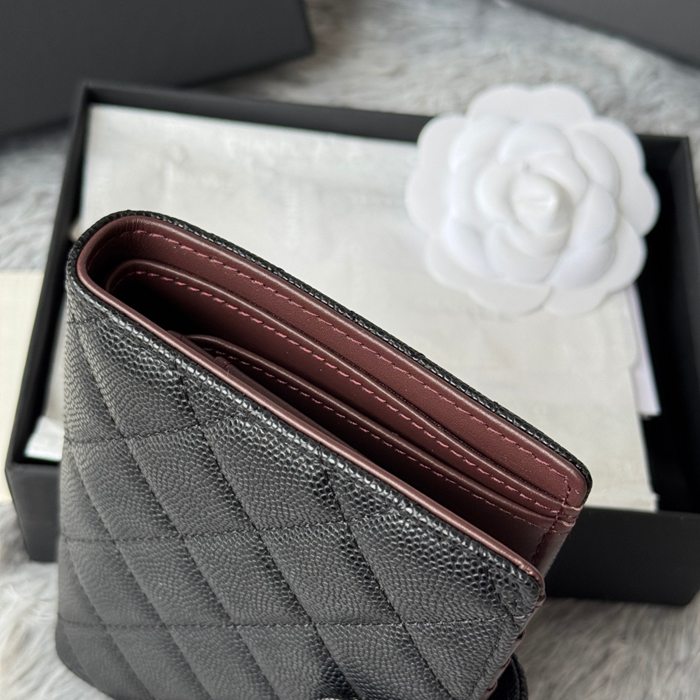 CHANEL パスポートケース カーフレザー ユニセックス 15×10×3cm