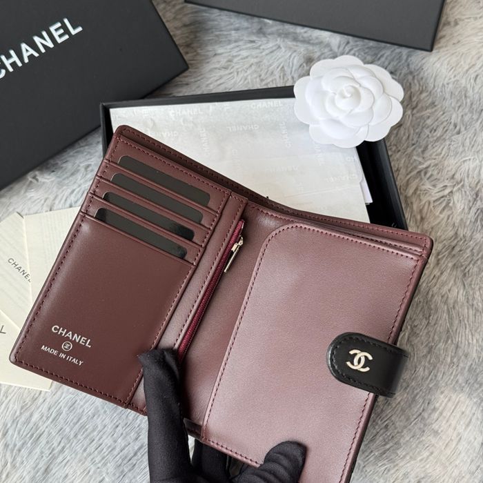CHANEL パスポートケース カーフレザー ユニセックス 15×10×3cm