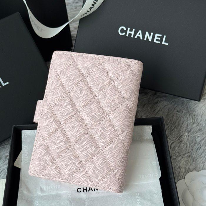 CHANEL パスポートケース カーフレザー ユニセックス 15×10×3cm