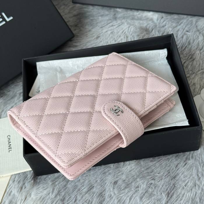 CHANEL パスポートケース カーフレザー ユニセックス 15×10×3cm