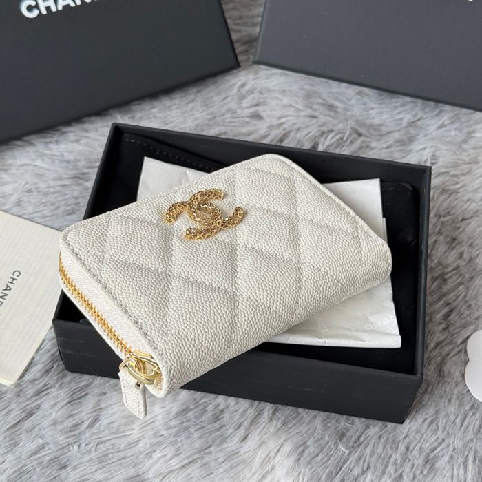CHANEL カードケース カーフレザー レディース 11×7.5cm
