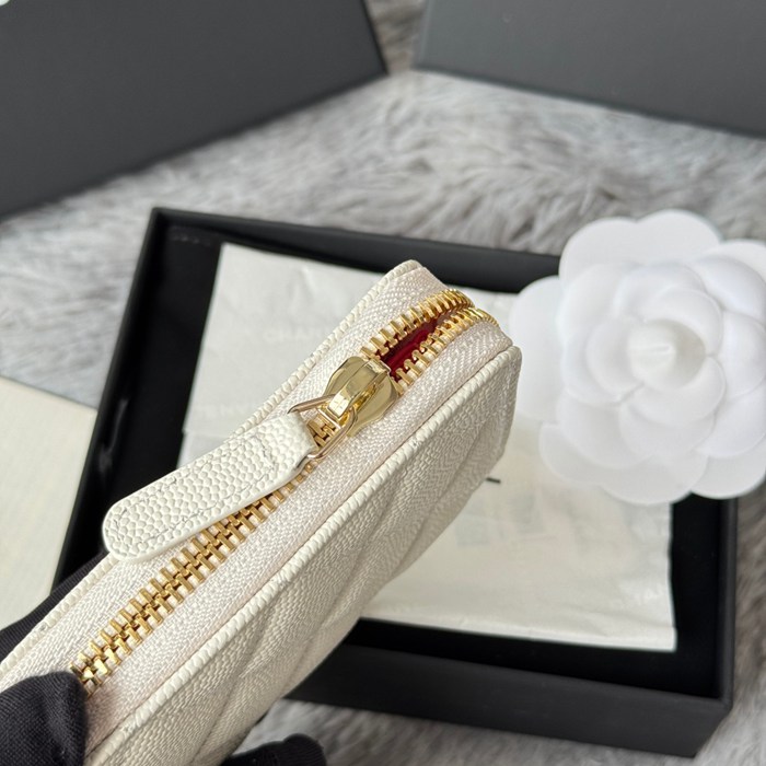 CHANEL カードケース カーフレザー レディース 11×7.5cm
