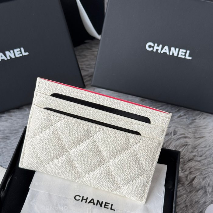CHANEL カードケース カーフレザー レディース 10×19.5×2.5cm