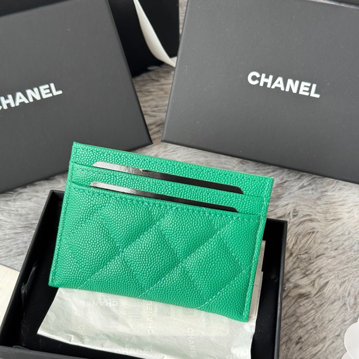 CHANEL カードケース カーフレザー レディース 10×19.5×2.5cm