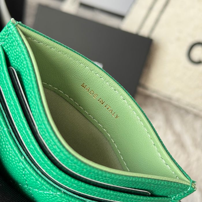 CHANEL カードケース カーフレザー レディース 10×19.5×2.5cm