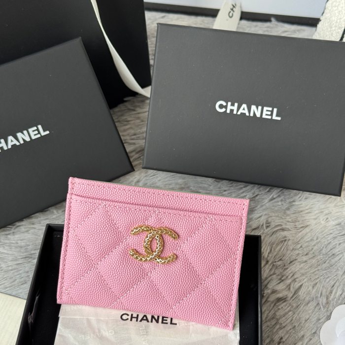 CHANEL カードケース カーフレザー レディース 10×19.5×2.5cm