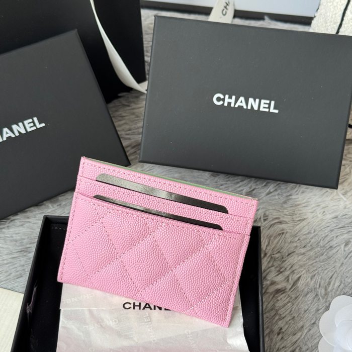 CHANEL カードケース カーフレザー レディース 10×19.5×2.5cm