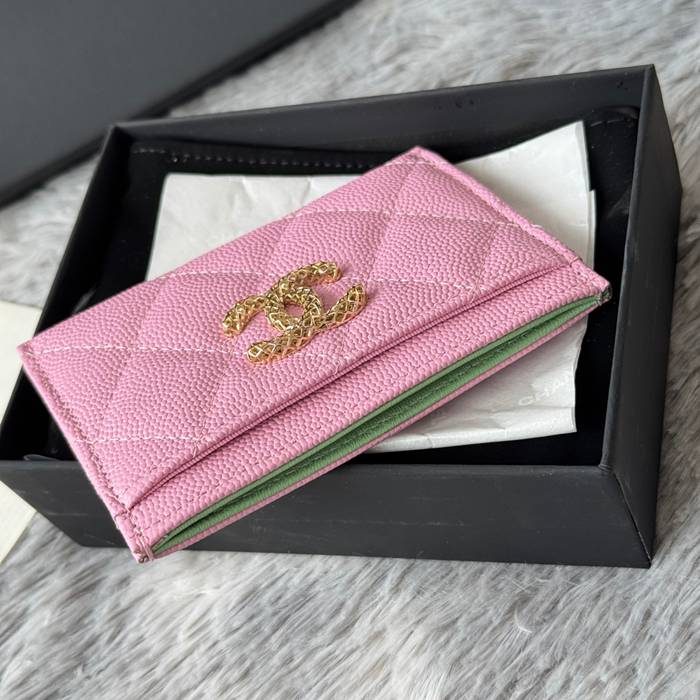 CHANEL カードケース カーフレザー レディース 10×19.5×2.5cm