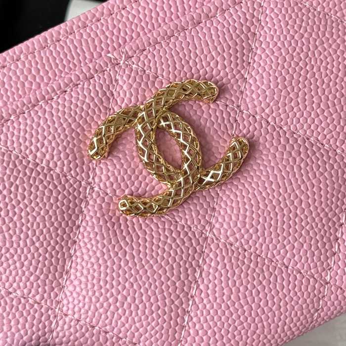 CHANEL カードケース カーフレザー レディース 10×19.5×2.5cm