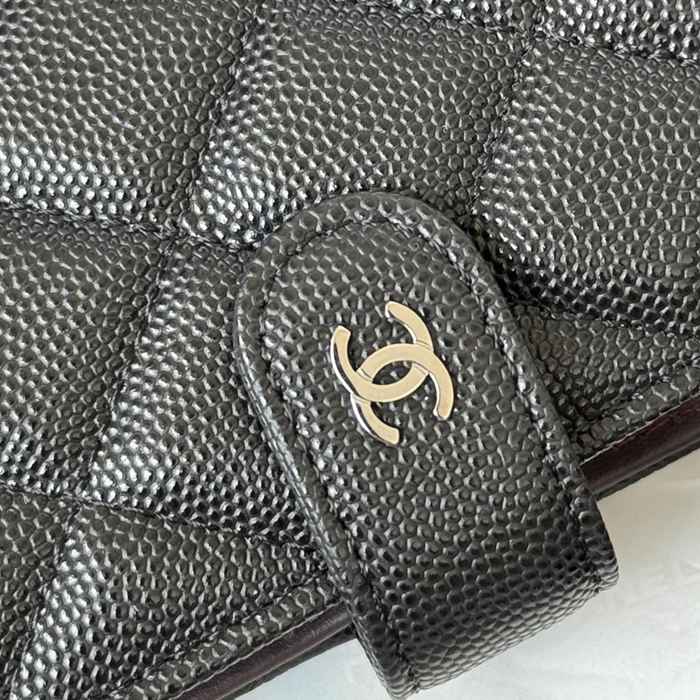 CHANEL パスポートケース カーフレザー ユニセックス 15×10×3cm
