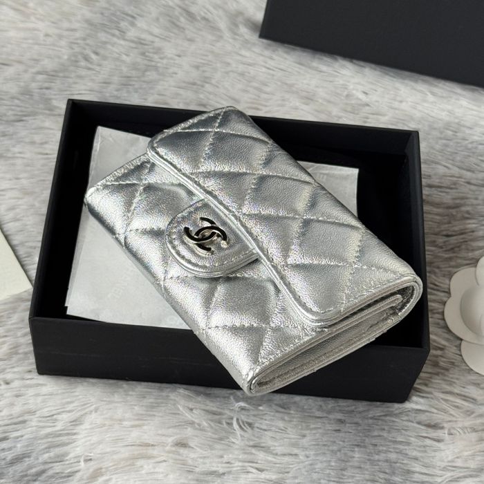 CHANEL カードケース カーフレザー レディース 11×8.5×3cm